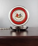 Franklin Mint 1957 Corvette Pocket Watch 52MM Leather Case And 12" Chain Quartz. Fixed Price $60.00.