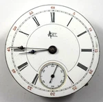 Vintage Hampden Grade 108 Flag 16S 17J Hunting Pocket Watch Movement Lot.wf. Fixed Price $59.99.
