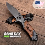 Personalized Pocket Knife Mens Engraved Custom Knives Boyfriend Gift. Fixed Price $39.98.