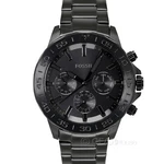 Fossil Bannon Mens Multifunction Watch Black Dial Day Date Stainless Steel Band. Fixed Price $95.80.