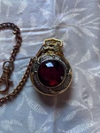 Boris Vallejo Mistress Of Fire Franklin Mint Knightstone Pocket Watch Needs Batt. Fixed Price $35.00.