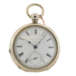 Antique 18S 1880 Illinois 11 Jewel Key Wind Pocket Watch Columbia Nickel. Fixed Price $231.65.