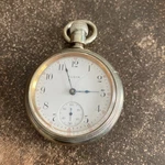 Elgin Pocket Watch 17 Jewels 1910 18S Silverode. Runs. Fixed Price $115.77.