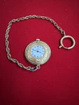 Vintage Bucherer Pocket Watch Floral Design 17 Jewels Swiss Wind Up Running. Fixed Price $225.00.