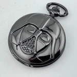Star Wars Quartz Pocket Watch Men 50MM Black Half Hunter Japan Analog New Batter. Fixed Price $34.99.