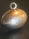 Vtg/antique Gold Tone/filled? Pocket Watch Chain Fob American Football 6G Heavy. Fixed Price $87.50.