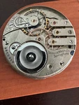 Vintage 16 Size Illinois Pocket Watch Movement Gr. 184 Running Great 17 Jewel. Fixed Price $125.00.