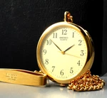 Vintage 1987 Mint Box Seiko 2C21-0140 Quartz Pocket Watch Japan New Battery. Fixed Price $79.99.