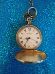 Andre Rivalle 17 Jewels Pocket Watch... Swiss Made...... Working W/ Chain. Fixed Price $69.95.