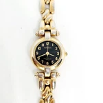 Gruen Geoffrey Beene Womans Quartz Watch 155 Y121 Vtg Gold Tone Link Battery. Fixed Price $23.96.