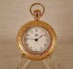 137 Years Waltham "seaside Quality" 14K Gold Filled Open Face Pocket Watch. Fixed Price $285.00.