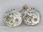 Very Rare Consecutive E. Howard "l" Series Pocket Watch Movements, Running!. Fixed Price $895.00.