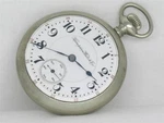 Antique 18S Hampden 15 Jewel Dueber Co Silveroid Pocket Watch, Serviced!. Fixed Price $275.00.
