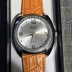 Embassy By Gruen Ladies Watch With Orange Band. Fixed Price $20.00.