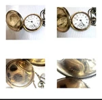 Antique Hampden Hunter Case Pocket Watch Gold Filled. Fixed Price $275.00.