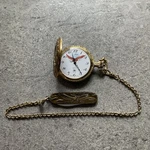 Vintage Colibri Swiss Made Quartz Pocket Watch With Knife And Chain Bin. Fixed Price $33.96.