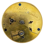 Antique 41MM 1853 Gibbs Banner St. London England Key Wind Pocket Watch Movement. Fixed Price $73.45.