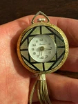 Gorgeous Vintage Swiss Lucerne Mechanical Women Pendant Watch 1.25" Diameter. Fixed Price $7.69.