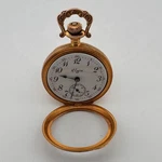Antique Lady Elgin 17 Jewel 14K Solid Gold Keystone Case Pendant Pocket Watch. Fixed Price $3000.00.