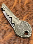 Antique Padlock Key Pocket Knife Novelty Union Cerrajera. Fixed Price $95.00.