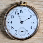 Antique 1913 Waltham 0S Grade 310 Wadsworth Gf Case Clean Enamel Dial Repair. Fixed Price $83.82.