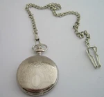 Mount Royal Pocket Watch Full Hunter Stainless Steel Swiss Quartz Albert Genuine. Fixed Price $60.26.