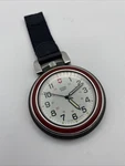 Victorinox Swiss Army Pocket Watch Men 48MM White Dial Black Round New Battery. Fixed Price $71.24.