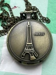 Paris Eiffel Tower Pocket Watch. Fixed Price $14.95.
