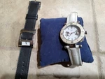 Lot Of 2 Guess Collection Gc 35000 Women Swiss Chronograph Leather Watch. Fixed Price $55.00.