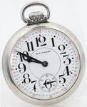 Waltham Railroad 9J, 16S No. 1609, 29614092 Pocket Watch Runs (M3). Fixed Price $149.95.