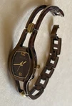 Relic Fossil Ladies Bracelet Band Watch Bronze/gold Quartz Analog New Battery. Fixed Price $18.00.