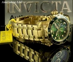 New Invicta Men 48MM Pro Diver Scuba Chronograph Stainless St. Green Dial Watch. Fixed Price $79.99.
