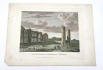 Antique Battle Abbey Sussex Engraving August 1780 P. Sandly. Fixed Price $43.95.
