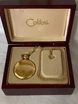 Vintage Colibri Skeletonized 17-JEWEL Pocket Watch Swiss & Original Box + Papers. Fixed Price $199.99.