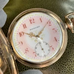 1908 Rockford Grade 586 16S 15J Fancy Dial Gold Filled Hunting Case Pocket Watch. Fixed Price $1044.05.