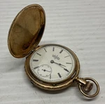 1800S Elgin Pocket Watch 6S Keystone Case Jas. Boss 14K Gold Filled. Fixed Price $999.99.