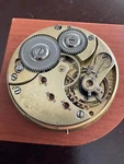 Vintage 44.10MM Omega Pocket Watch Movement Running Strong 24 Hr Military Dial!. Fixed Price $170.00.