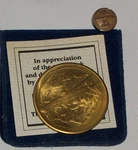 Vtg Boeing 20 Year Merit Award Pin 10KGF Gold 1993 777 Jet Airline Wichita Coin. Fixed Price $75.00.