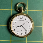 Vintage Seiko 5740-0080 Hi Beat Manual Wind Pocket Watch Japan. Fixed Price $275.00.