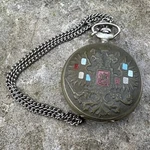 Soviet Russian Molnija Cccp Pocket Watch Mechanical Windup With Chain - Works. Fixed Price $95.00.