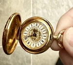Colibri Ladies Pendant Watch, Goldtone, 17 Jewel, Vintage, Works/runs, 4430, Rh. Fixed Price $25.99.