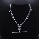 Antique Sterling Silver Trombone Link Pocket Watch Chain 26.5CM 1884/85. Fixed Price $160.48.