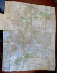 Rochester New York & Environs C. 1920'S Wagner Large Folding Pocket Map. Fixed Price $76.00.