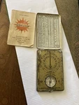 Antique Bsa 1921 Sunwatch Brass Pocket Dial & Compass Ansonia Clock Co.. Fixed Price $105.00.