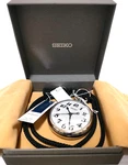Seiko Watch Railroad Quartz SVBR003 Curved Acrylic Glass Stainless Steel. Fixed Price $239.98.