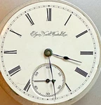 1890 18S Elgin Pocket Watch 11J Gr 74 5 Of Ps Movement Dial Hands Runs M79. Fixed Price $32.99.