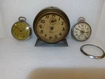 Vintage Westclox Baby Ben Alarm Clock, Pocket And St. Regis Watch Lot. Fixed Price $37.00.