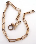 Vintage 14" Unmarked Gold Filled Pocket Watch Chain For Scrap Use 19 Grams. Fixed Price $59.99.