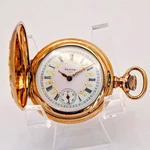 1898 Elgin Dress Ladies Pocket Watch 0S 15J Grade 129 Fancy Case & Dial 14K Gf. Fixed Price $580.00.