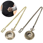 Vintage Mechanical Skeleton Pocket Watch Hand Wind Up With Chain For Women. Fixed Price $15.18.